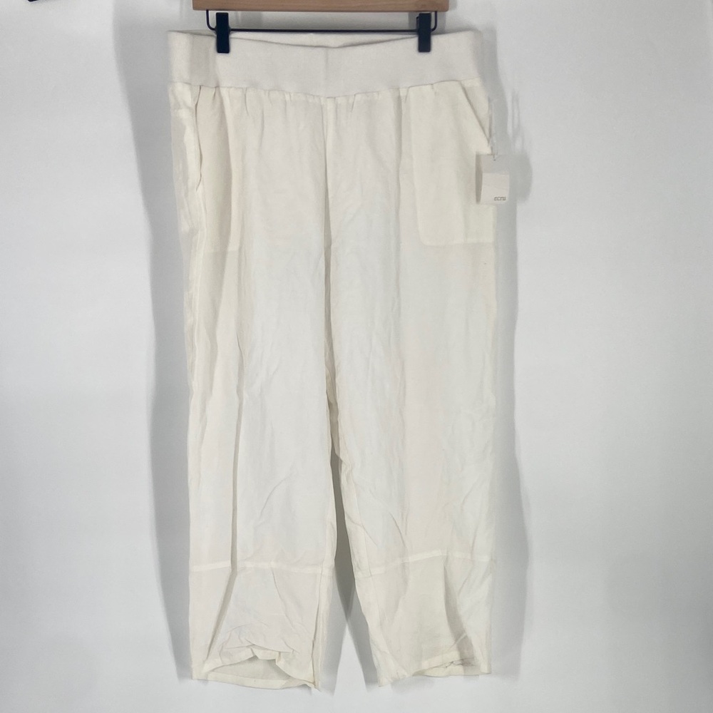 ecru White Trouser Pants Size XL NWT